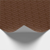 Schokoladen-Geschenk mit individuellem Text Geschenkpapier (Ecke)