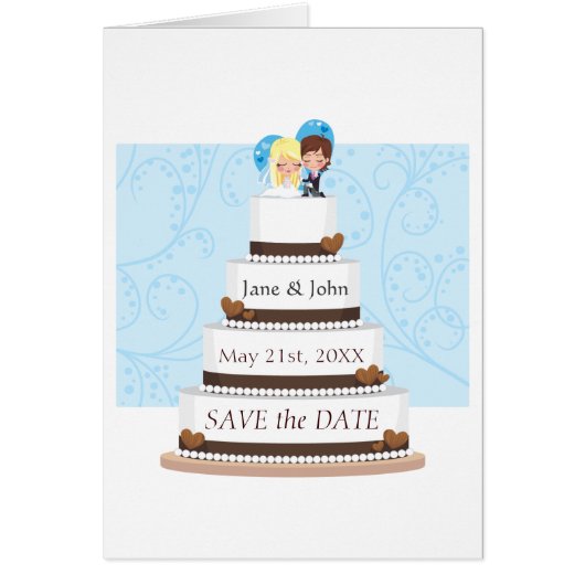 Schokoladen-Hochzeitstorte (Vorne)