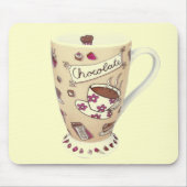Schokoladen-Kaffee Mousepad (Vorne)