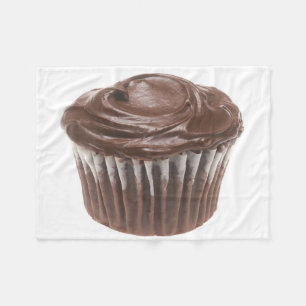 Schokoladen-kleiner Kuchen Fleecedecke