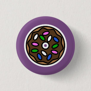 Schokoladen-Krapfen Button