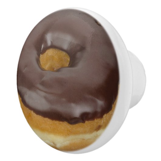Schokoladen-Krapfen-Griff Keramikknauf (Rechts)