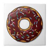 Schokoladen-Krapfen mit besprüht Fliese (Vorderseite)