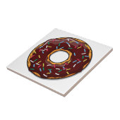 Schokoladen-Krapfen mit besprüht Fliese (Seite)