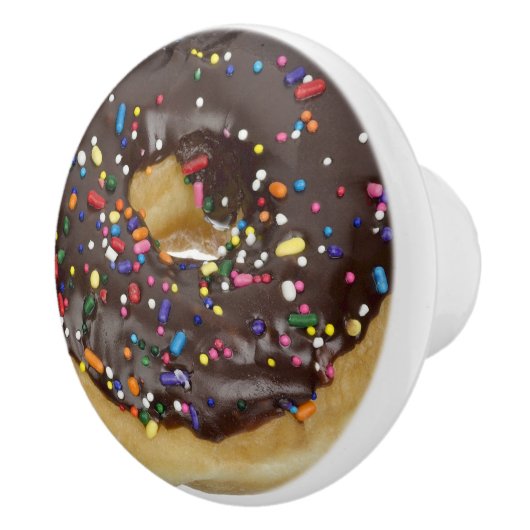 Schokoladen-Krapfen mit besprüht Griff (Rechts)