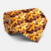 Schokoladen-Krapfen-Vater-Krawatte Krawatte (Gerollt)