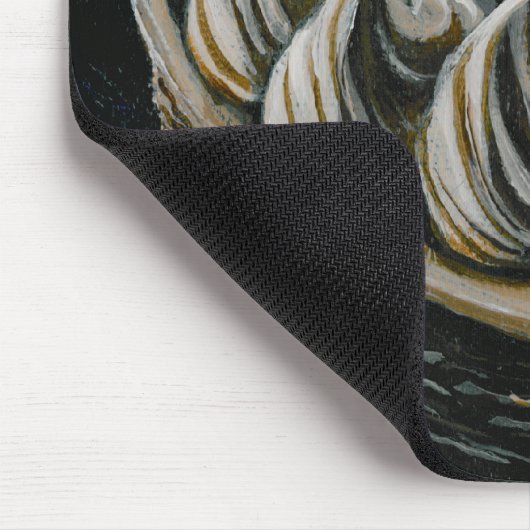 Schokoladen-Kuchen mit Kirschen Mousepad (Ecke)