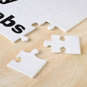 Schokoladen-Labrador-HundeFotoporträt Puzzle (Seite)