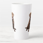 Schokoladen-Labrador-Kaffeetasse Milchtasse (Vorderseite)