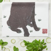 Schokoladen-Labrador, Labrador-Retriever, Brown Handtuch (Gefaltet)