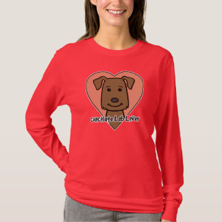 Schokoladen-Labrador-Liebhaber T-Shirt