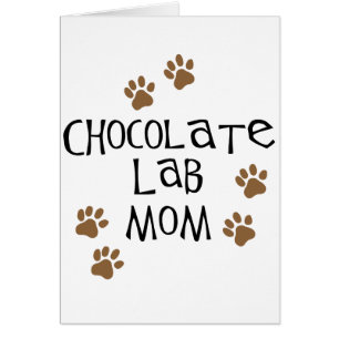 Schokoladen-Labrador-Mama