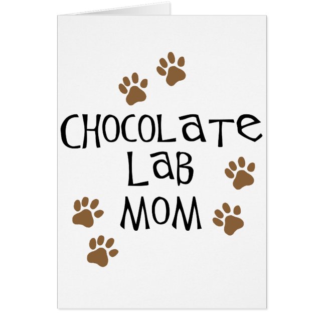 Schokoladen-Labrador-Mama (Vorne)