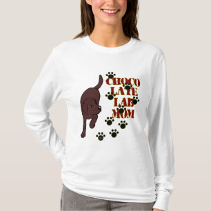 Schokoladen-Labrador-Mama T-Shirt