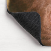 Schokoladen-Labrador-Mausunterlage Mousepad (Ecke)