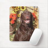 SCHOKOLADEN-LABRADOR MOUSEPAD (Mit Mouse)