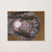 Schokoladen-Labrador-Puzzlespiel Puzzle (Horizontal)