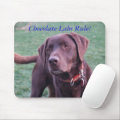 Schokoladen-Labrador-Regel! Mousepad (Mit Mouse)