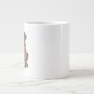 Schokoladen-Labrador-Retriever-Tasse Jumbo-Tasse