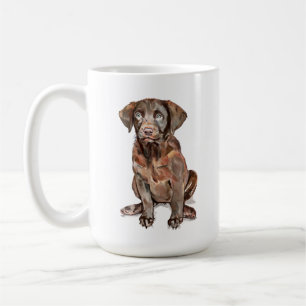 Schokoladen-Labrador-Retriever-Tasse Kaffeetasse