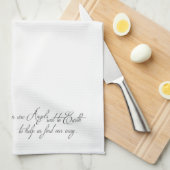 Schokoladen-Labradore sind Engels-Küchen-Tuch Geschirrtuch (Viertel Falte)