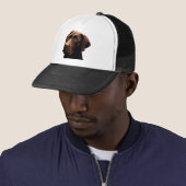 Schokoladen-Labradorgesicht Truckerkappe (Beispiel)