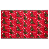 Schokoladen-Labradortartan-Schal Stoff (Fat Quarter (45,7 x 55,9 cm))
