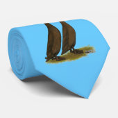 Schokoladen-Läufer-Enten Krawatte (Gerollt)