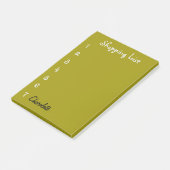 Schokoladen-Liebe-Einkaufsliste Posten-it® Post-it Klebezettel (angewinkelt)