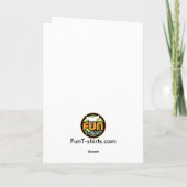 Schokoladen-Liebhaber Feiertagskarte (Rückseite)