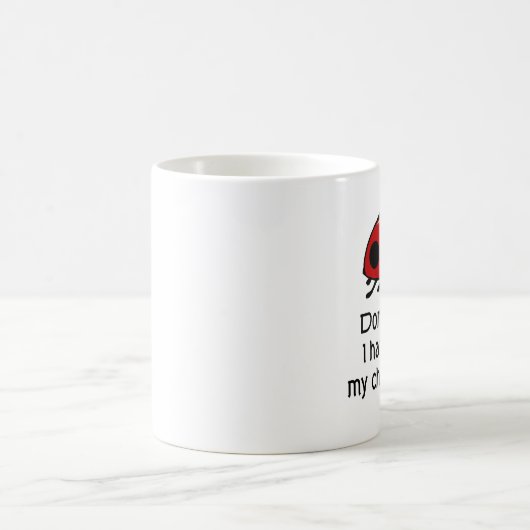 Schokoladen-Liebhaber-Marienkäfer-Kaffee-Tasse Kaffeetasse (Mittel)