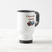 Schokoladen-Liebhaber oder Chocoholic Tasse (VorderseiteRechts)