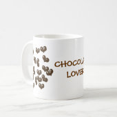 Schokoladen-Liebhaber-Schale Kaffeetasse (Vorderseite Links)