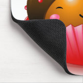 Schokoladen-Marienkäfer-kleiner Kuchen Mousepad (Ecke)