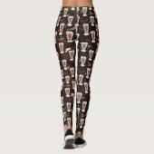 Schokoladen-Milchshake-Leggings Leggings (Rückseite)
