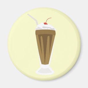 Schokoladen-Milchshake-Magnet Magnet