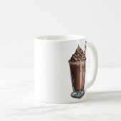 Schokoladen-Milkshake-Liebhaber-Tasse Kaffeetasse (VorderseiteRechts)
