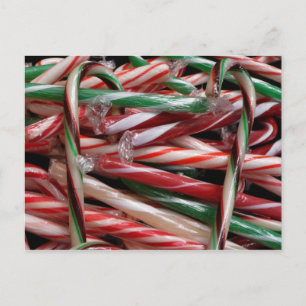 Schokoladen-Minze-Kandiszuckerholiday Festlich Postkarte
