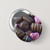 Schokoladen mit rosa Folie Button (Vorne & Hinten)