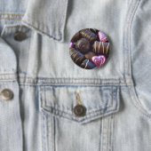 Schokoladen mit rosa Folie Button (Beispiel)