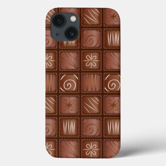 Schokoladen-Muster Case-Mate iPhone Hülle (Rückseite)