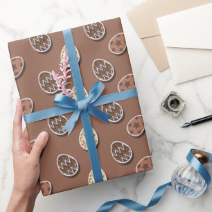Schokoladen-Ostereier Feiertags-Packpapier Geschenkpapier