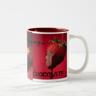 Schokoladen-Paradies-Tasse Zweifarbige Tasse