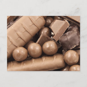 Schokoladen-Postkarte Postkarte