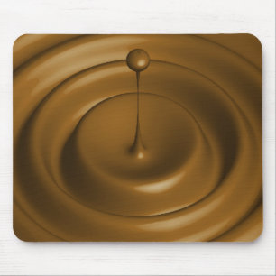 Schokoladen-Pudding-Thema Mousepad