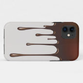 Schokoladen-Regen Case-Mate iPhone Hülle (Rückseite (Horizontal))