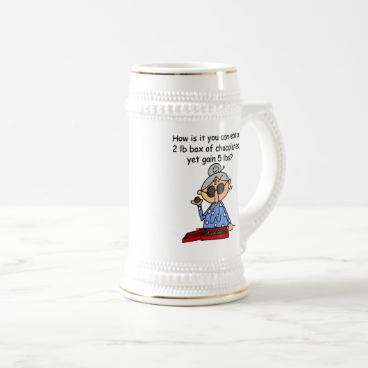 Schokoladen-Richtung Bierglas (VorderseiteRechts)