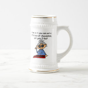 Schokoladen-Richtung Bierglas