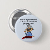 Schokoladen-Richtung Button (Vorne & Hinten)