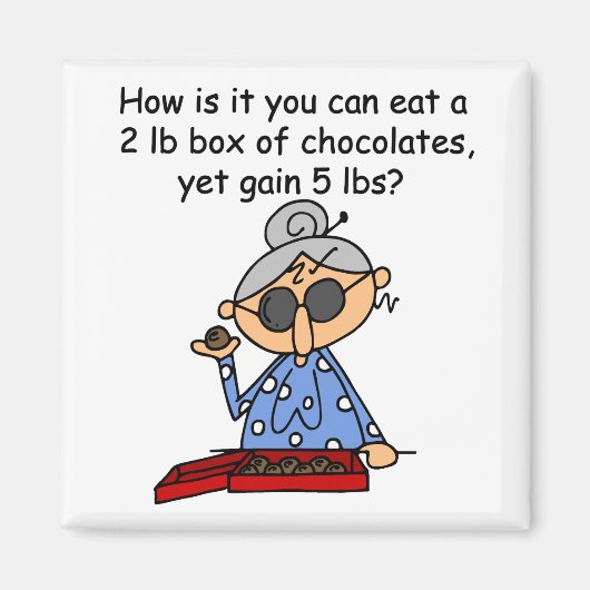 Schokoladen-Richtung Magnet (Vorne)